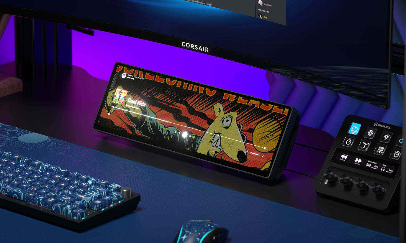 Elgato CORSAIR XENEON EDGE 14.5" LCD Touchscreen, Black