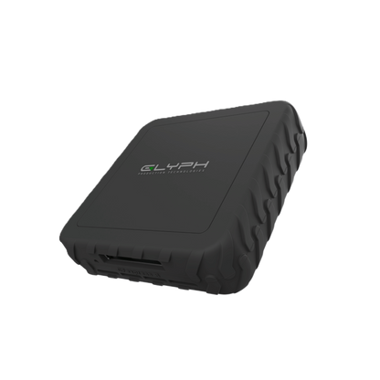 Glyph Capture+ CFexpress Type B USB4 Memory Card Reader Angle View