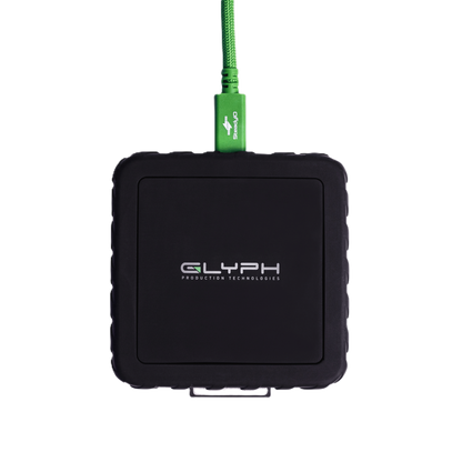 Glyph Capture+ CFexpress Type B USB4 Memory Card Reader Plugged In