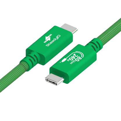 Connect+ High-Performance USB4 80Gbps/240W Type-C Cable