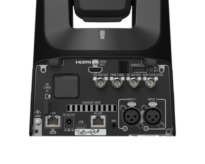 Canon CR-N400 PTZ Camera Black Rear Close Up