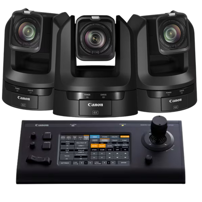 Canon 3x CR-N300 (BLACK) and 1x RC-IP100