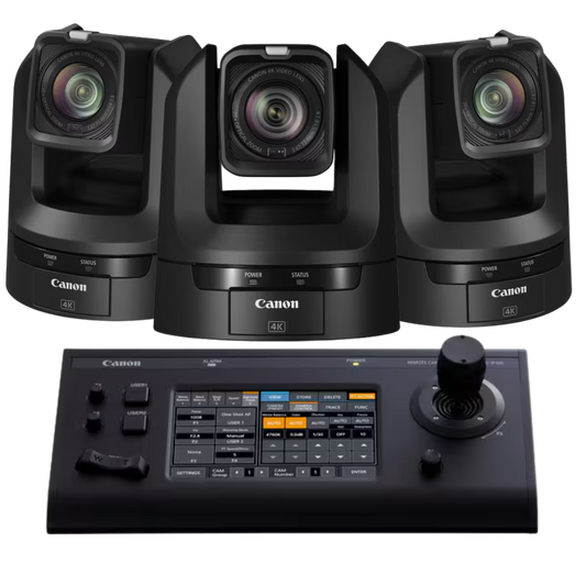 Canon 3x CR-N300 (BLACK) and 1x RC-IP100