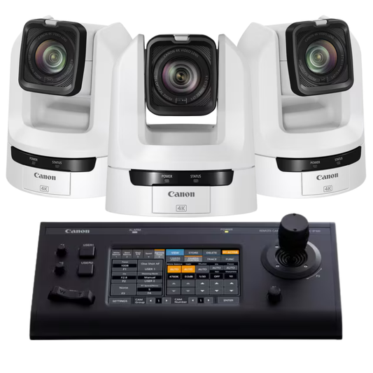 Canon 3x CR-N300 (WHITE) and 1x RC-IP100