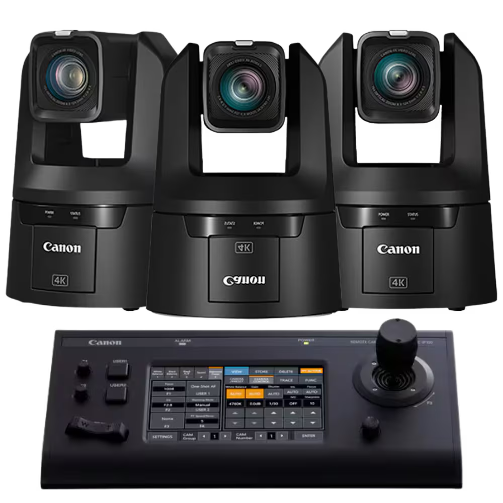 Canon 3x CR-N500 (BLACK) and 1x RC-IP100