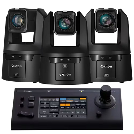 Canon 3x CR-N500 (BLACK) and 1x RC-IP100