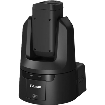 Canon 4K portable presentation projector on a white background.