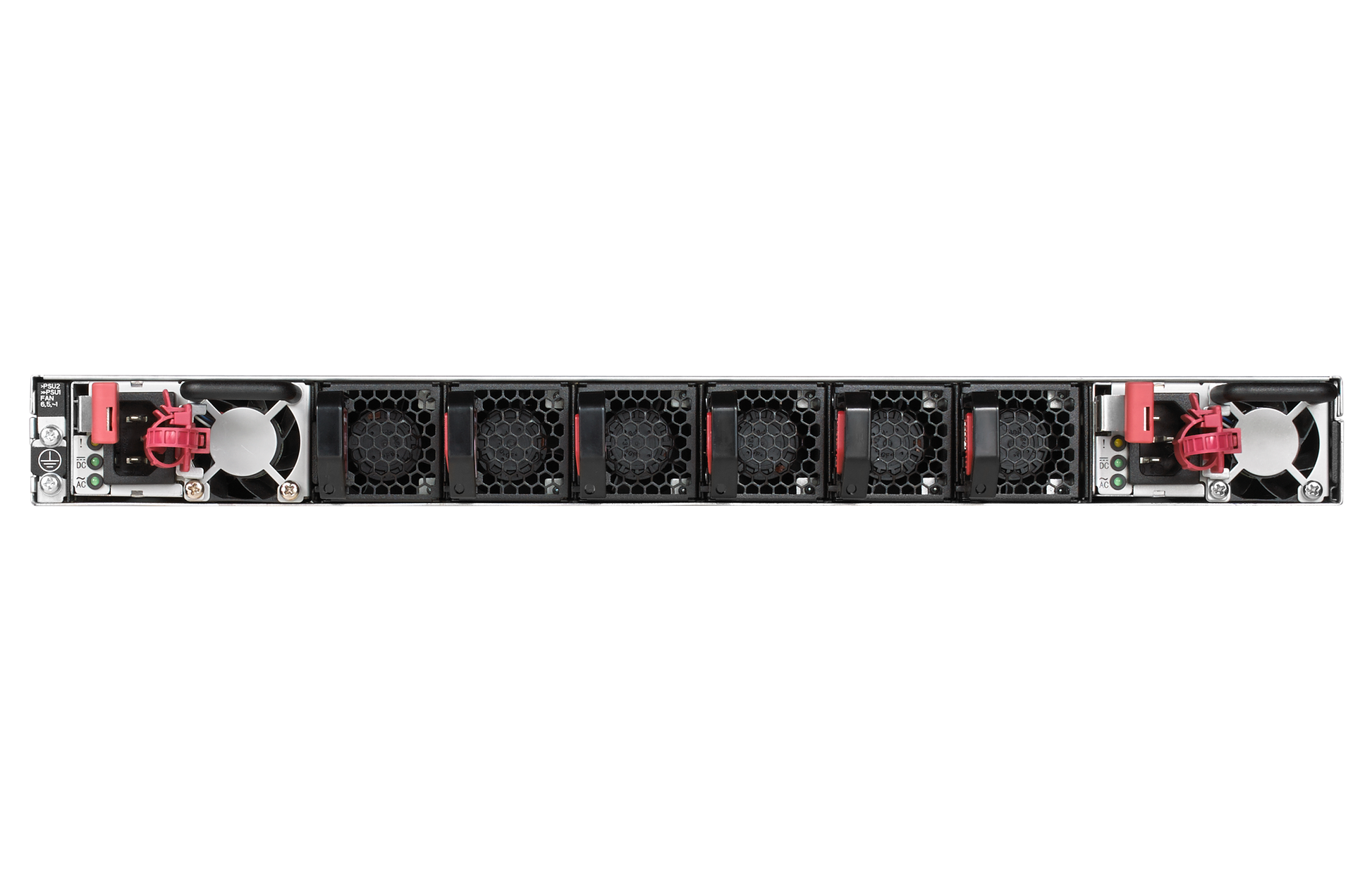 Server fan module with multiple fans on a white background