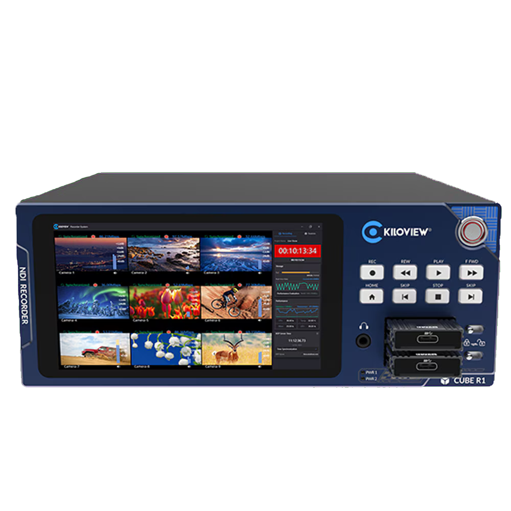 Kiloview CUBE R1 9-Channel NDI Recorder System Front