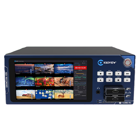 Kiloview CUBE R1 9-Channel NDI Recorder System Front