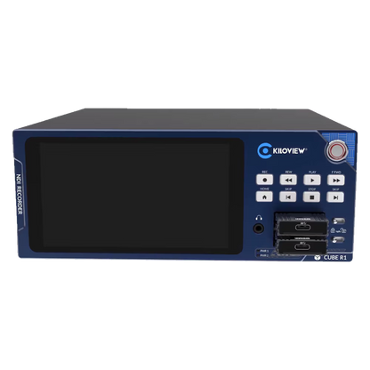 Kiloview CUBE R1 9-Channel NDI Recorder System Front Screen