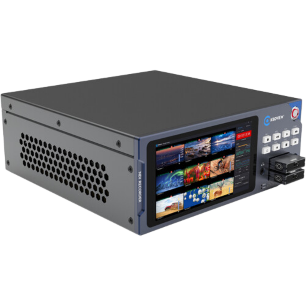 Kiloview CUBE R1 9-Channel NDI Recorder System Side Angle