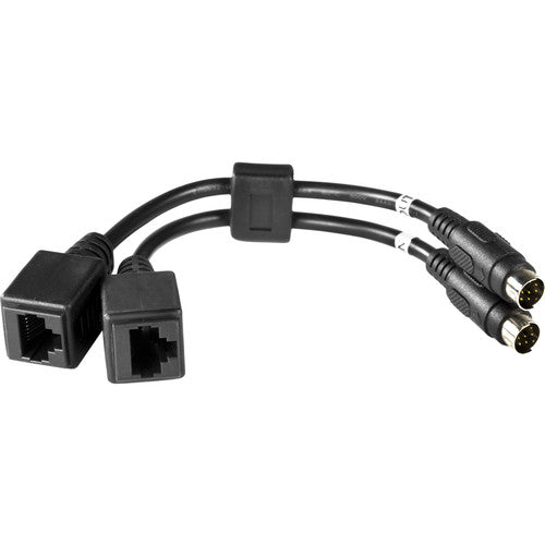Marshall Camera cable connecter RS232 to Cat5/6 (RJ45)