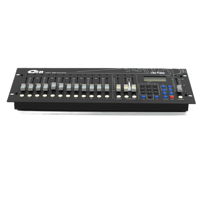 DMX controller with Q & B branding on a white background