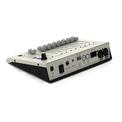 iKan Lite-Puter 8-Channel DMX Lighting Console with control knobs and buttons on a white background