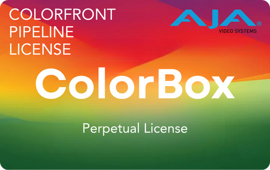 AJA Colorfront Pipeline License for ColorBox (Perpetual License)