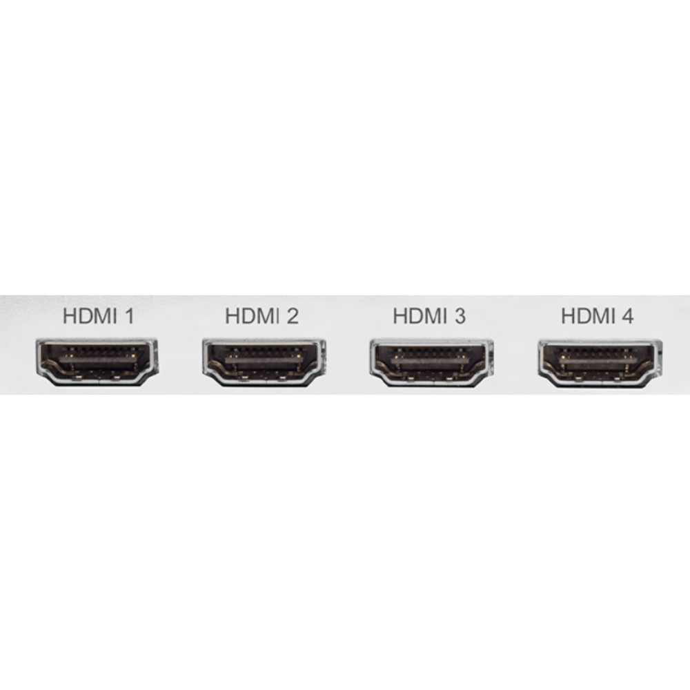 4 HDMI Inputs on the back of Liberty X Workstation