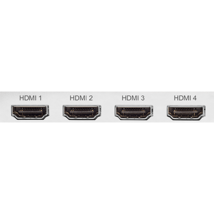 4 HDMI Inputs on the back of Liberty X Workstation