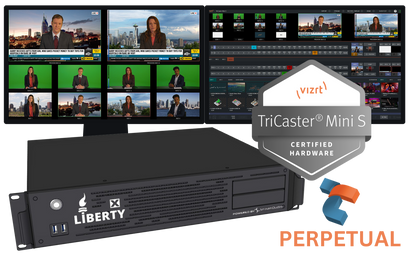 Liberty X Workstation with Vizrt TriCaster Mini S Perpetual Software