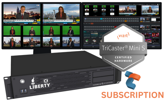Liberty X Workstation with Vizrt TriCaster Mini S Software Subscription