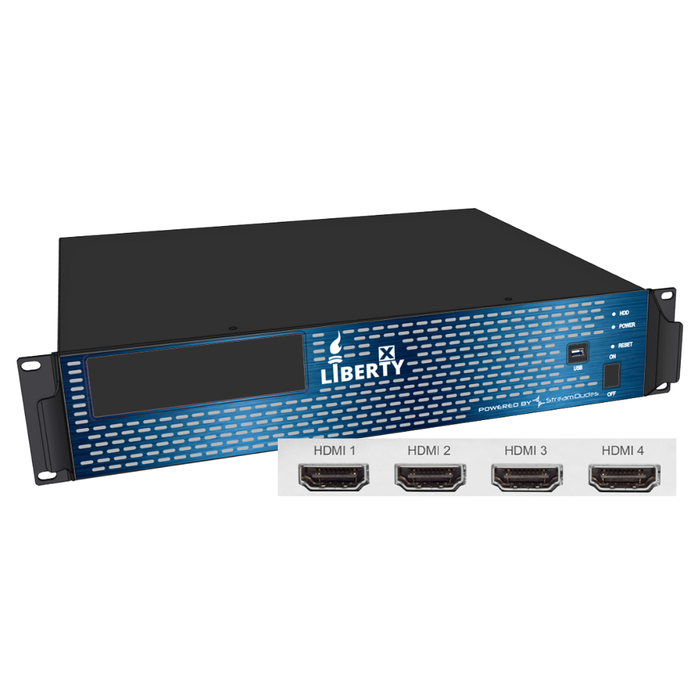 Liberty X Workstation with New Faceplate and KONA HDMI