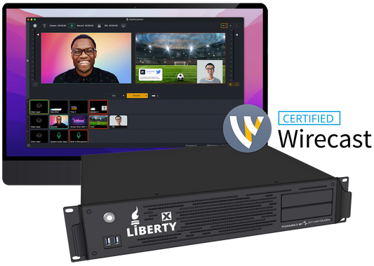 Liberty X Workstation with Telestream Wirecast Pro Software Perpetual
