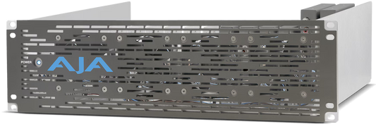 AJA DRM2 3RU Mini-Converter Rackmount Frame with 200W Power Supply, Passive Faceplate