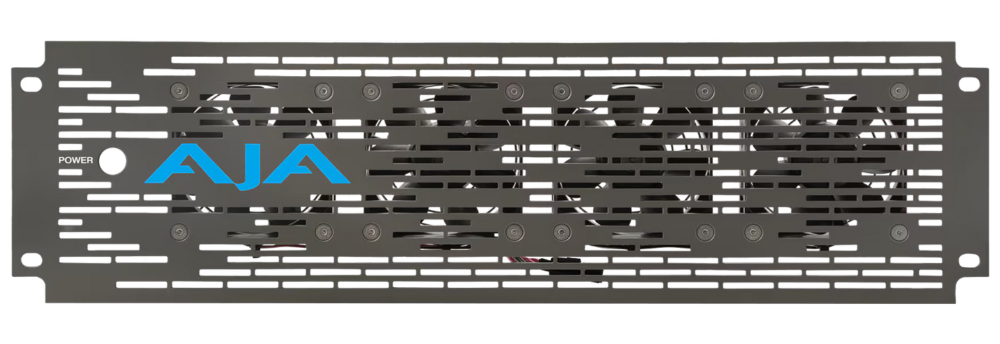 AJA DRM2 3RU Mini-Converter Rackmount Frame with 200W Power Supply, Passive Faceplate
