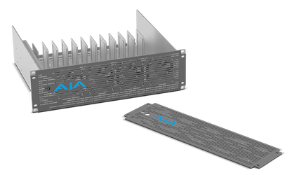 AJA DRM2 3RU Mini-Converter Rackmount Frame with 200W Power Supply, Passive Faceplate