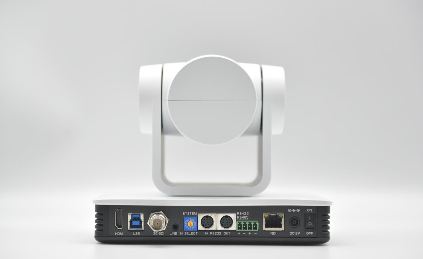 DVDO DVDO-C4-1 Full HD PTZ Camera with HDMI/IP/3G-SDI/USB3.0 & AI Auto Tracking (White)