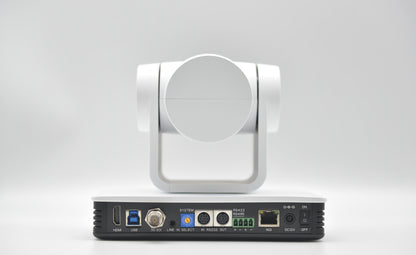 DVDO DVDO-C4-1 Full HD PTZ Camera with HDMI/IP/3G-SDI/USB3.0 & AI Auto Tracking (White)
