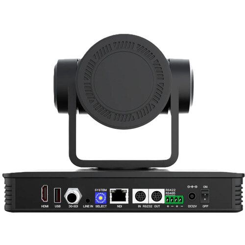 DVDO C5-1 4K NDI PTZ Camera with 25x Optical Zoom & AI Tracking (Black)