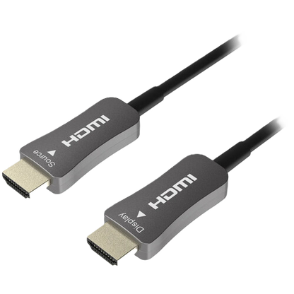 HDMI cable with connectors on a white background
