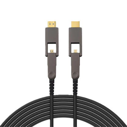 DVDO Plenum Rated 4K HDMI 2.0 AOC Fiber Cable with Detachable Heads