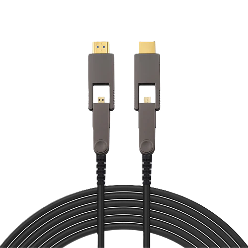 DVDO Plenum Rated 4K HDMI 2.0 AOC Fiber Cable with Detachable Heads