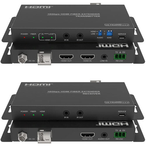 DVDO 4K60 HDMI 10km Extender Over Optical Fiber (Tx/Rx)