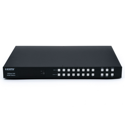 DVDO 4K 8x8 HDMI Matrix Switcher with Audio Outputs Front