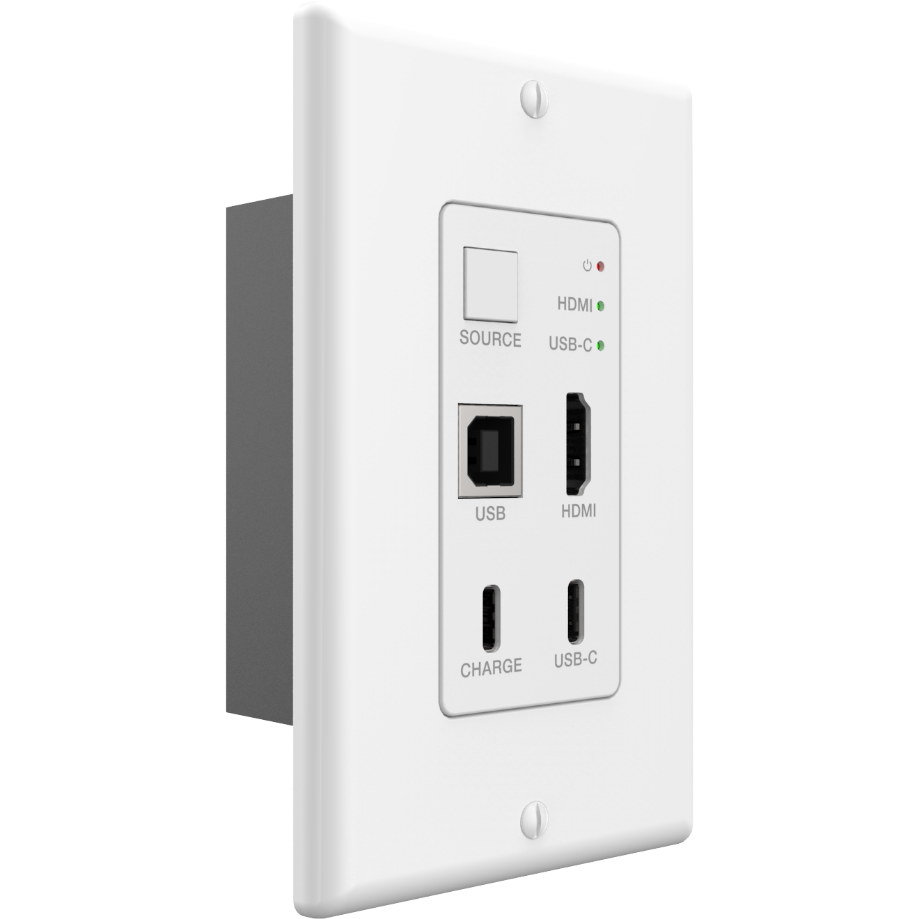 DVDO RS-2 4K HDMI & USB-C 70m Wall Plate Extender over HDBaseT with USB