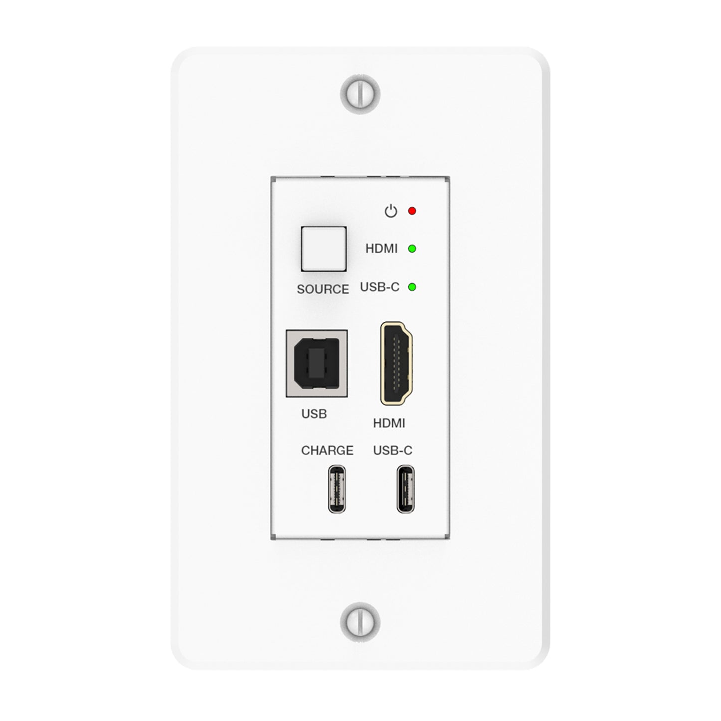 DVDO RS-2 4K HDMI & USB-C 70m Wall Plate Extender over HDBaseT with USB