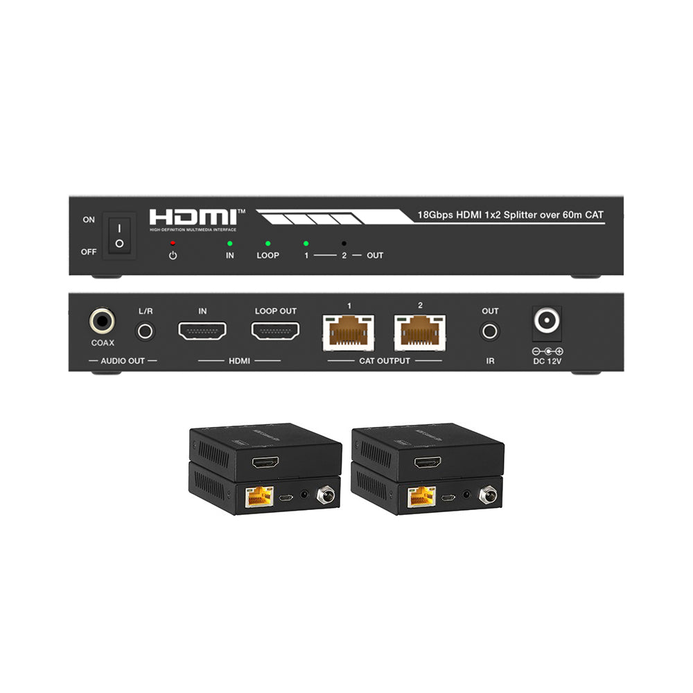 DVDO 4K 1x2 HDMI Splitter with Category Outputs