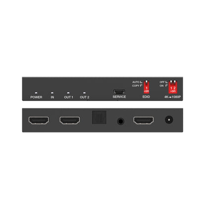 DVDO 4K 1x2 HDMI Splitter with Scaler & Audio Extract