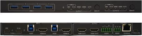 DVDO 4K 4x2 Presentation Switcher with USB-C & HDMI Inputs