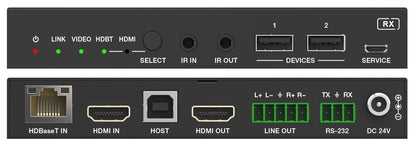 DVDO 4K 5x1 Seamless Presentation Switcher / Extender with USB-C & HDMI Inputs & Dante