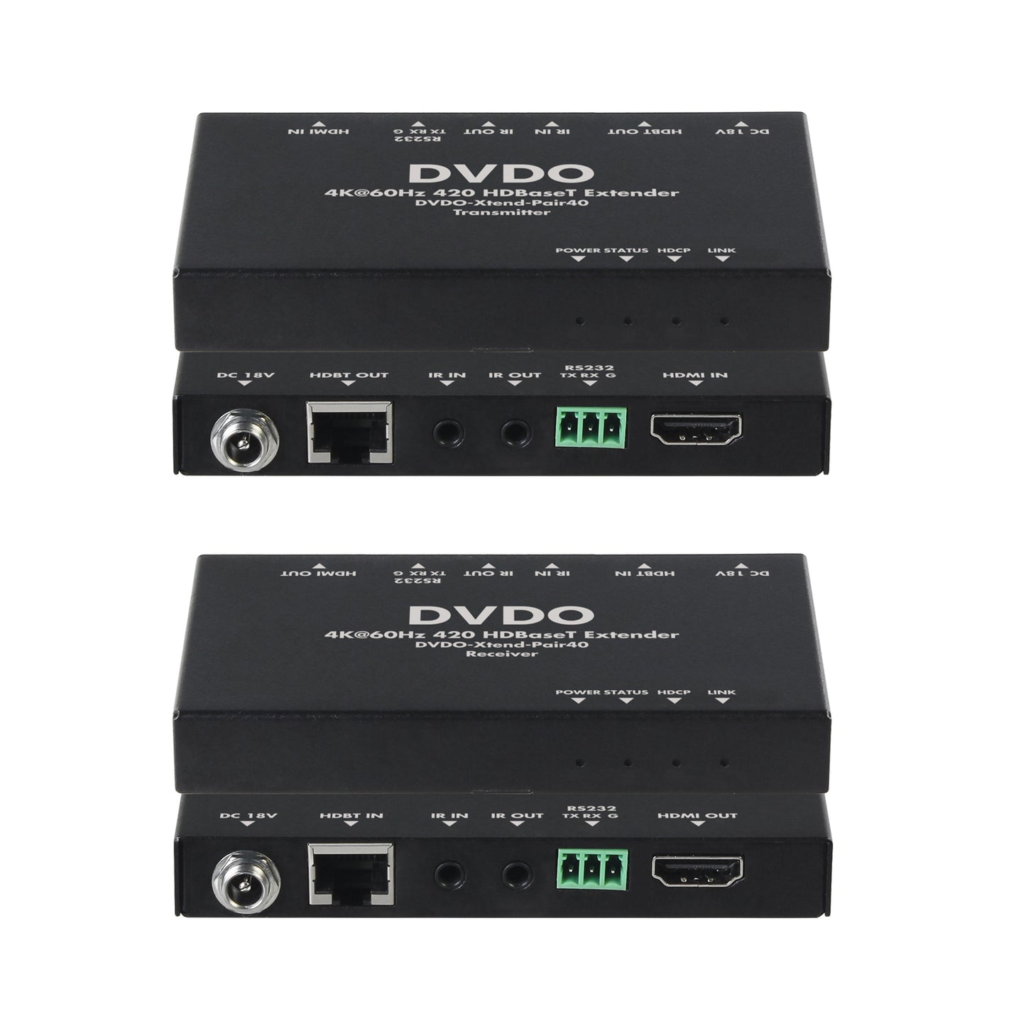 DVDO Xtend Pair40 4K60 HDMI 40m Extender Over HDBaseT (Tx/Rx)
