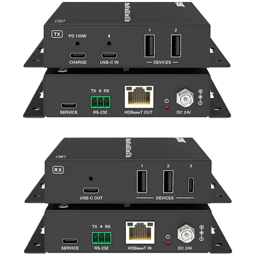 DVDO USB-C (DP Alt Mode) to USB-C 70m Extender over HDBaseT with USB