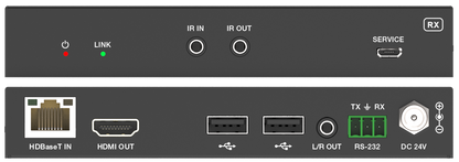 DVDO Xtend-70 4K60 HDMI & USB-C 70m Extender Over HDBaseT with USB (Tx/Rx)
