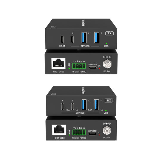 DVDO Xtend 1-Host USB-C & USB-A 3.2 Gen 1 100m Extender over HDBaseT