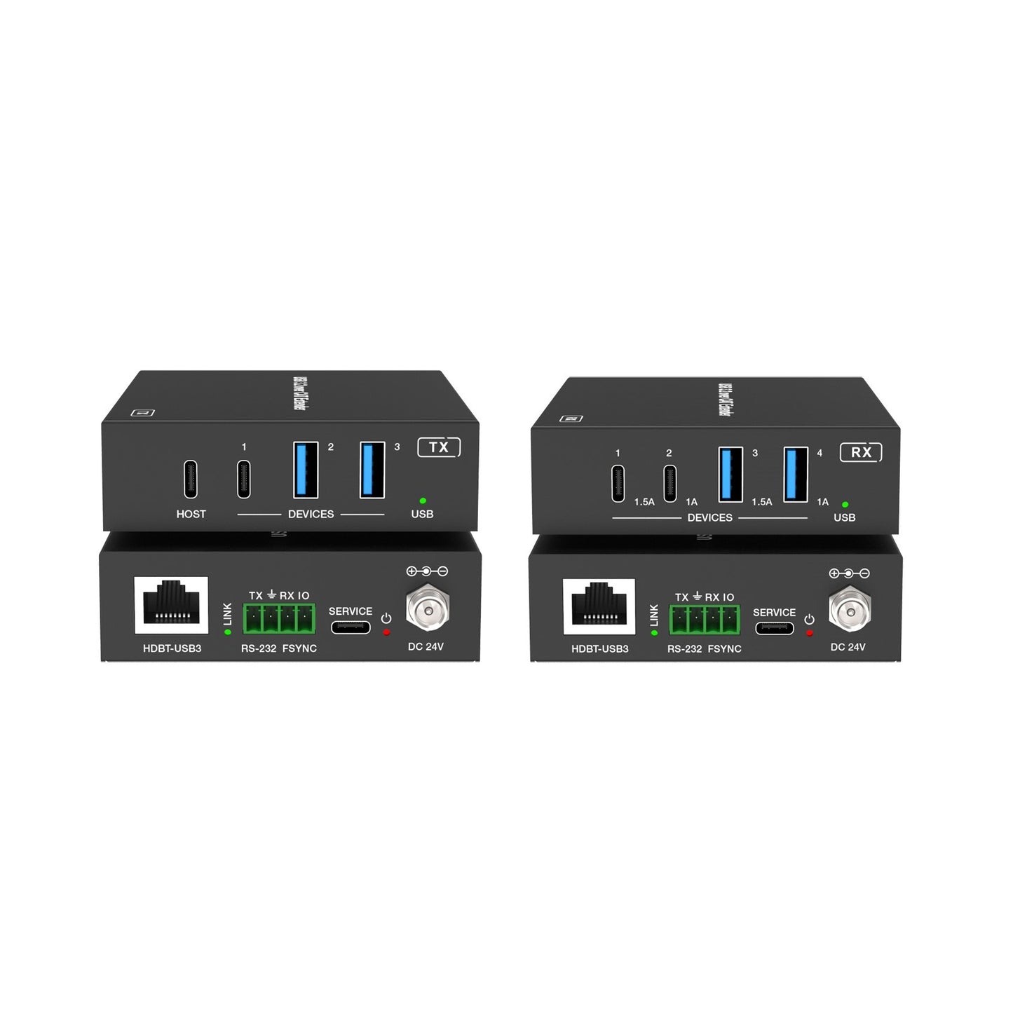 DVDO Xtend 1-Host USB-C & USB-A 3.2 Gen 1 100m Extender over HDBaseT