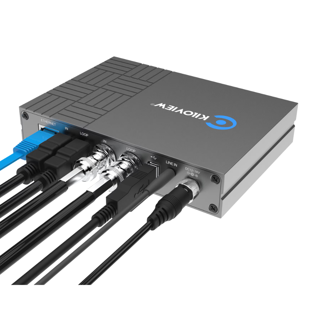 E3 4K Multi-interface Video Encoder Plugged In