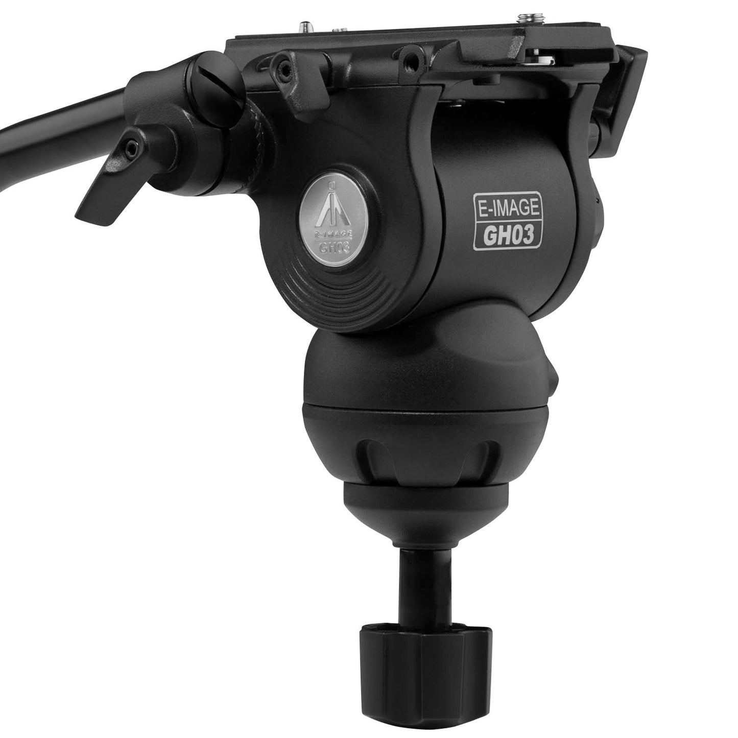 iKan 2-Stage Aluminum 75mm Fluid Head Tripod Kit, 11 lbs Payload, w/ Variable Friction Tilt Drag (E-Image)